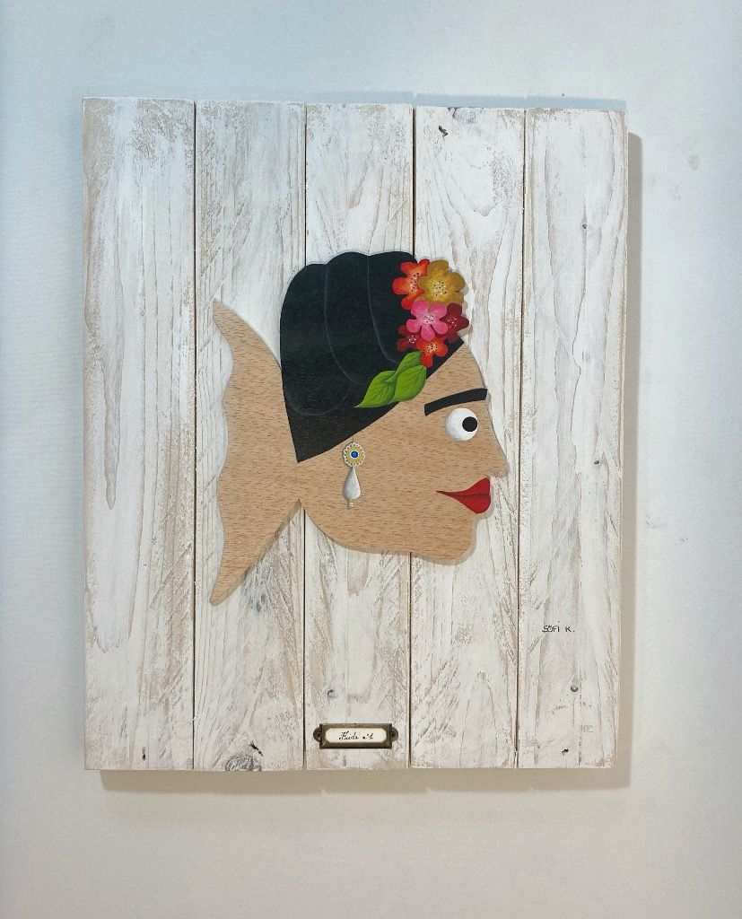 Frida - Tableau bois numéroté  - Tous droits réservés – 2019 – Sofi K.