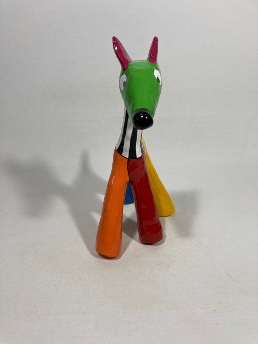 Sculpture plâtre chien - Dob