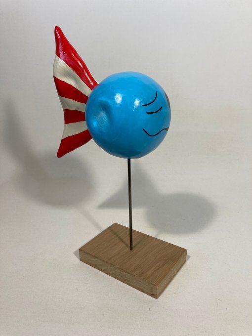 Sculpture plâtre poisson - Aïe