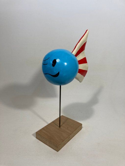 Sculpture plâtre poisson - Aïe