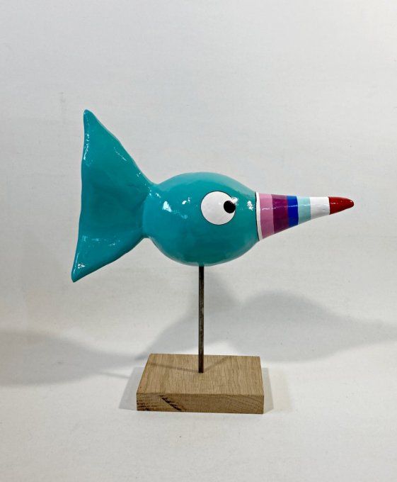 Sculpture plâtre poisson - Boa