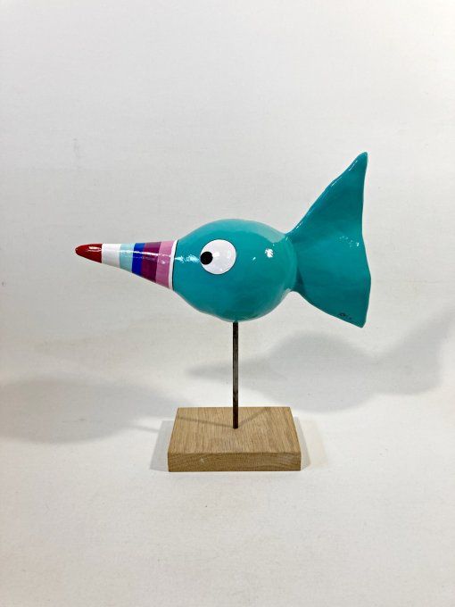 Sculpture plâtre poisson - Boa