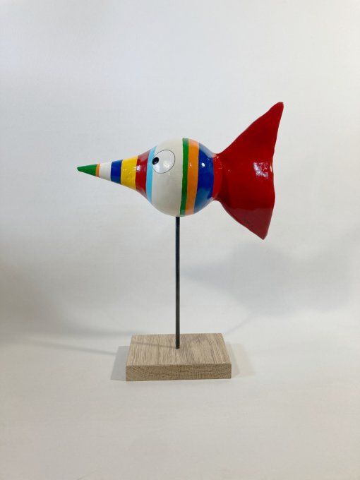 Sculpture plâtre poisson - Float