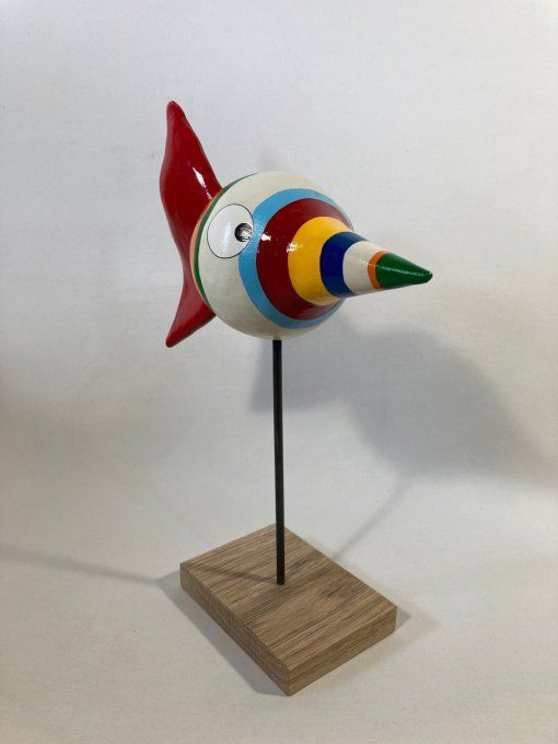 Sculpture plâtre poisson - Float