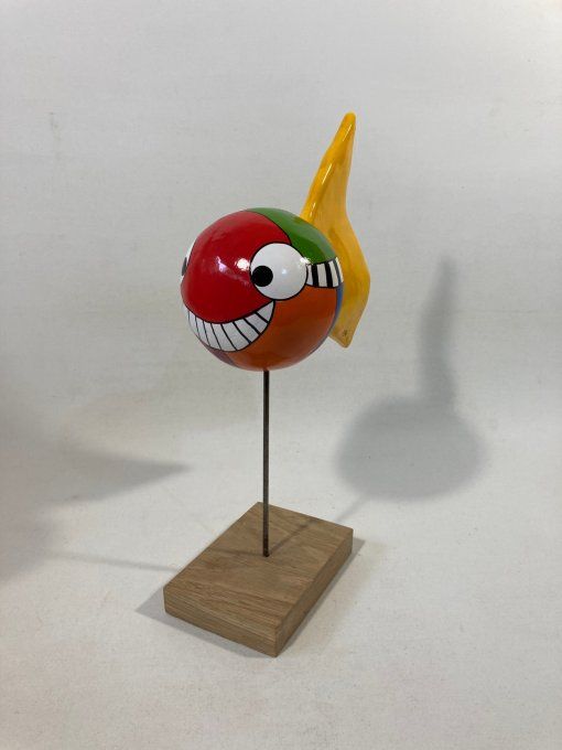 Sculpture plâtre poisson - Henri II