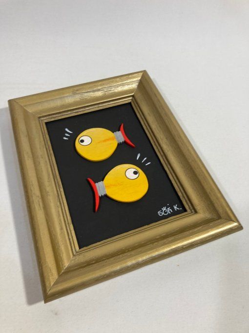 Tableau baroque - Couple d'Illuminatis