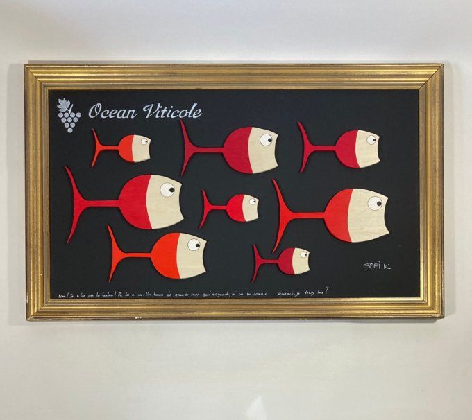 Tableau baroque - Océan viticole