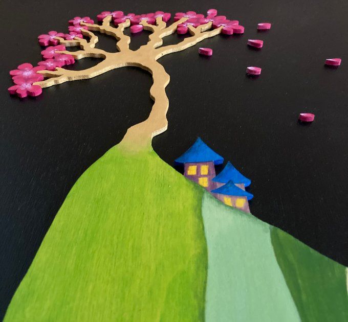 Tableau baroque - Sakura