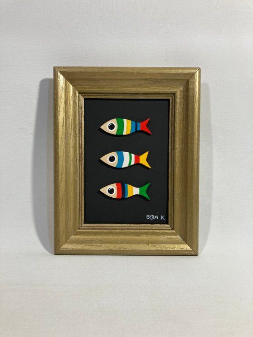 Tableau baroque - Tri Sardines