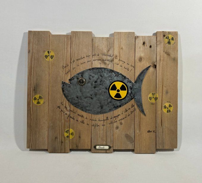 Tableau bois poisson – Basile