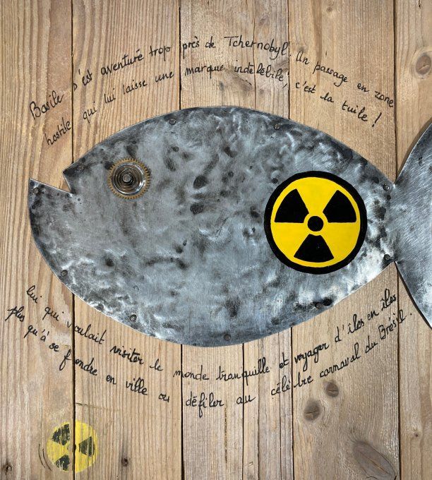 Tableau bois poisson – Basile