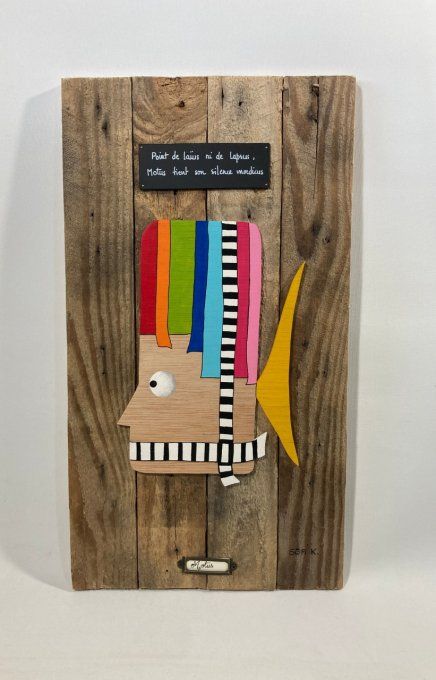 Tableau bois poisson – MOTUS