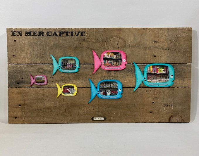 Tableau poisson - Banc de Tivis