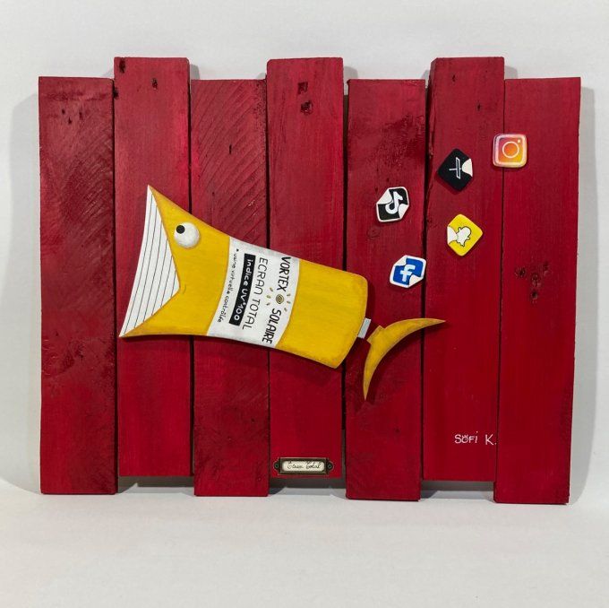 Tableau poisson - Ecran total