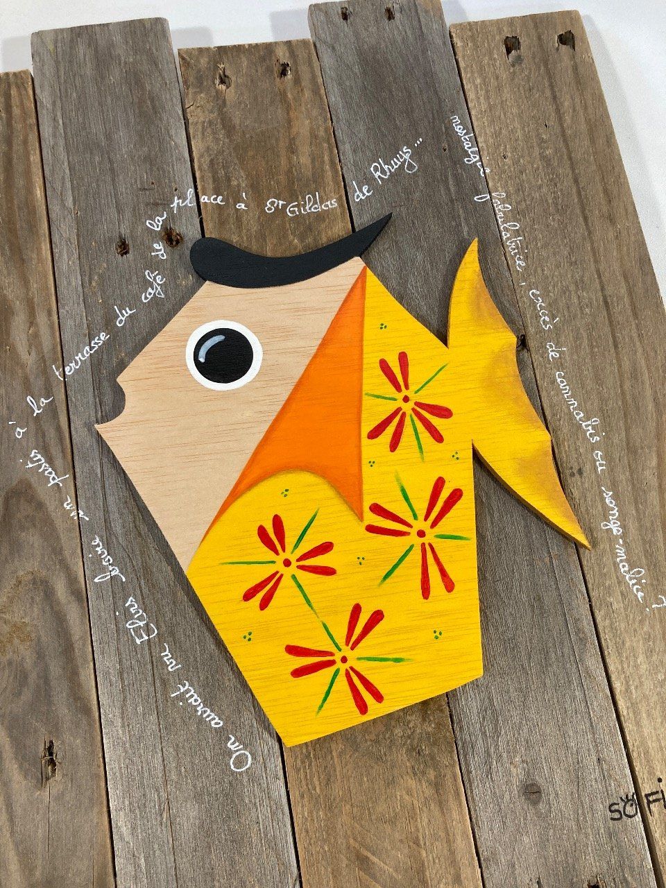 Tableau poisson - Elvis