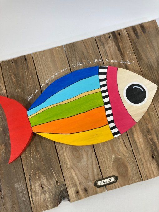 Tableau poisson Léon