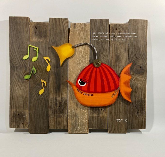Tableau poisson - Music Machine