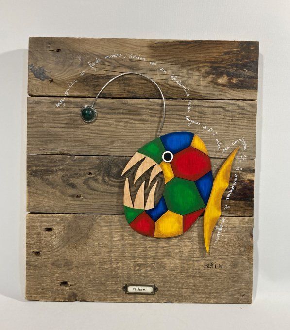 Tableau poisson. Adrien