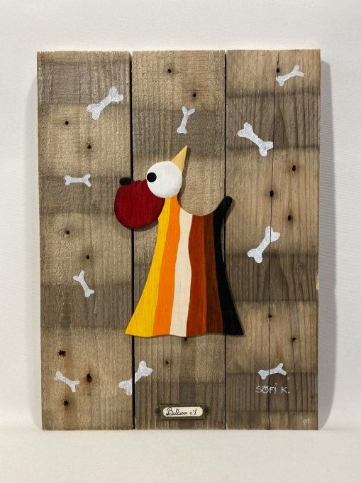 Tableau chien - Bulltazar