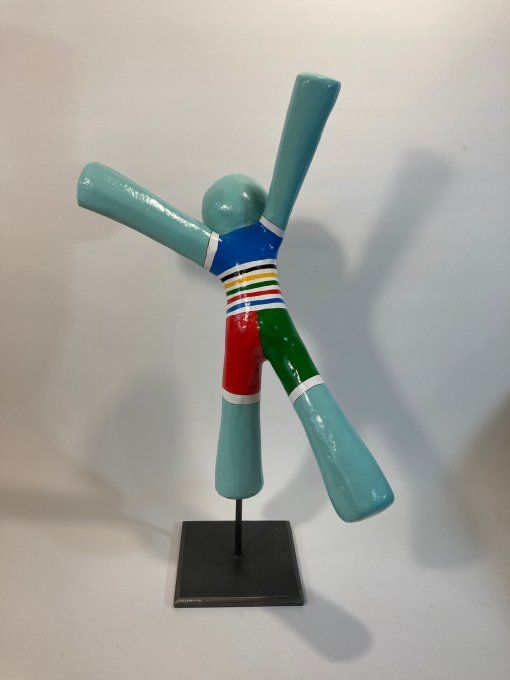 Sculpture plâtre - Lucette aux JO