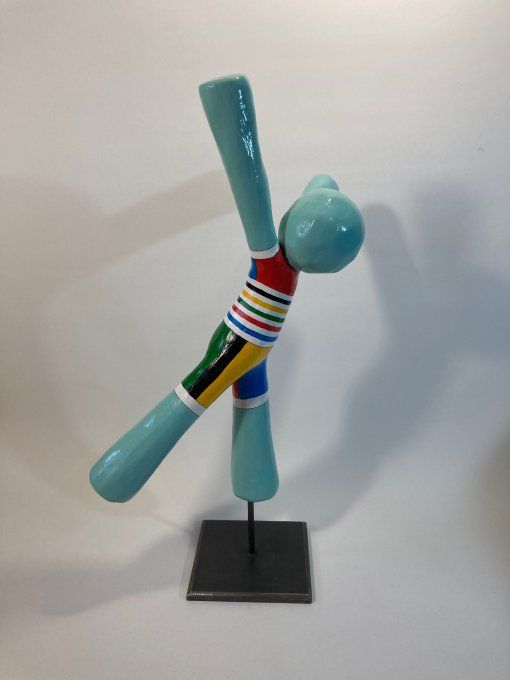 Sculpture plâtre - Lucette aux JO