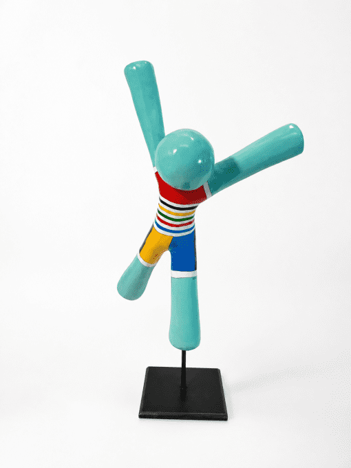 Sculpture plâtre - Lucette aux JO