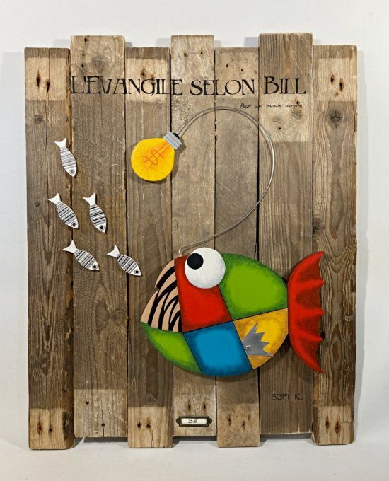 Tableau relief - L'Evangile selon Bill