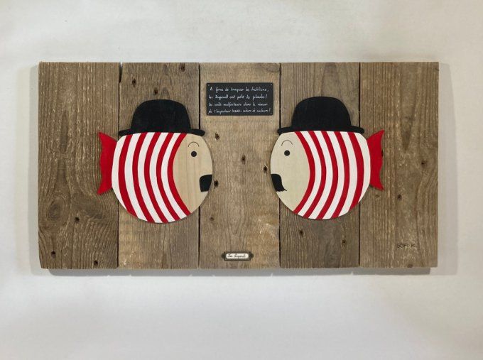 Tableau bois – Les Dupondt voleurs de couleurs