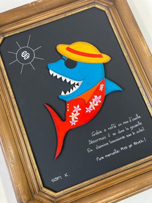 Tableau baroque - Gabin au soleil