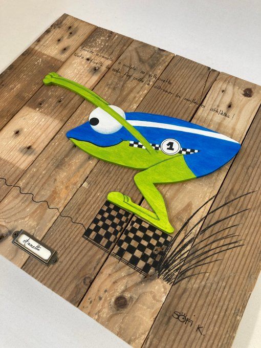 Tableau grenouille - Annette