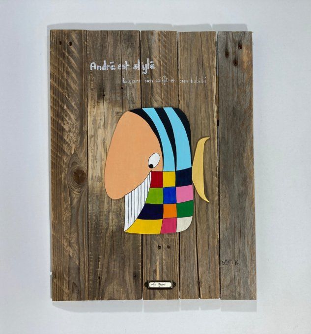 Tableau poisson - André