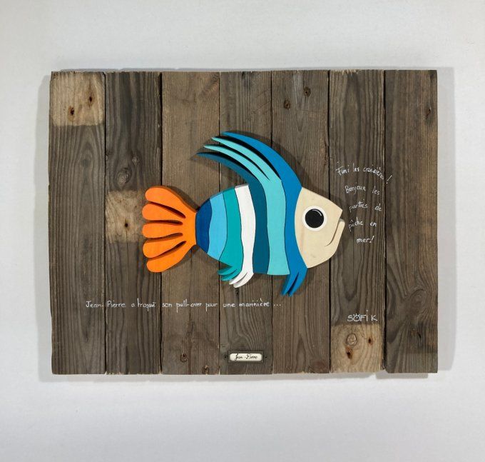 Tableau poisson - Jean-Pierre