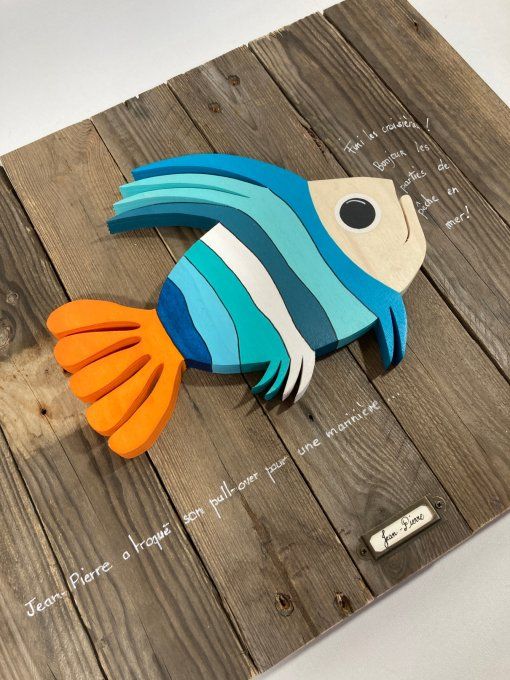 Tableau poisson - Jean-Pierre