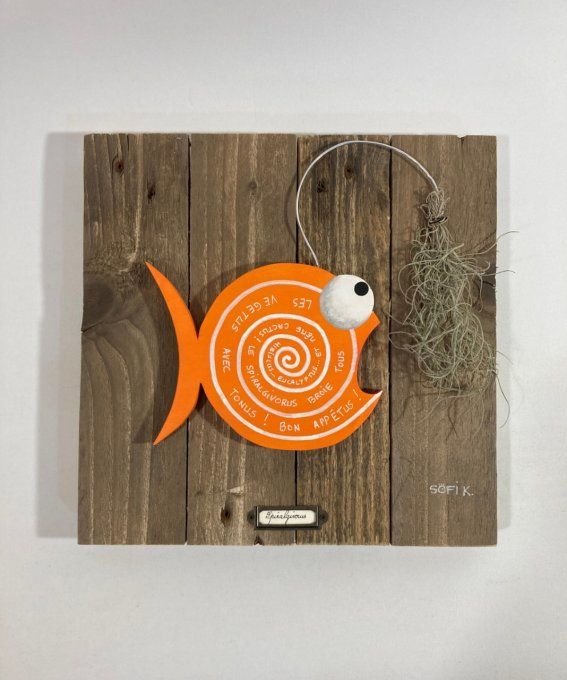 Tableau poisson - Spiralgivorus