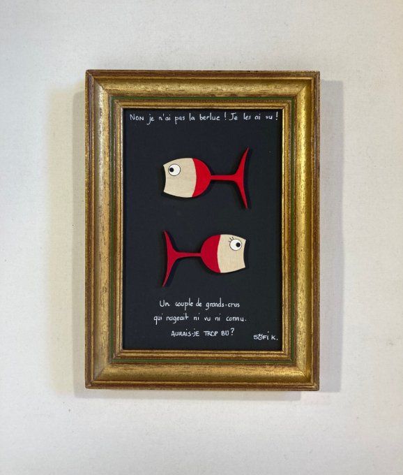 Tableau baroque - Couple de grands crus