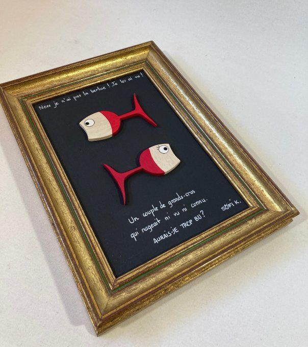 Tableau baroque - Couple de grands crus