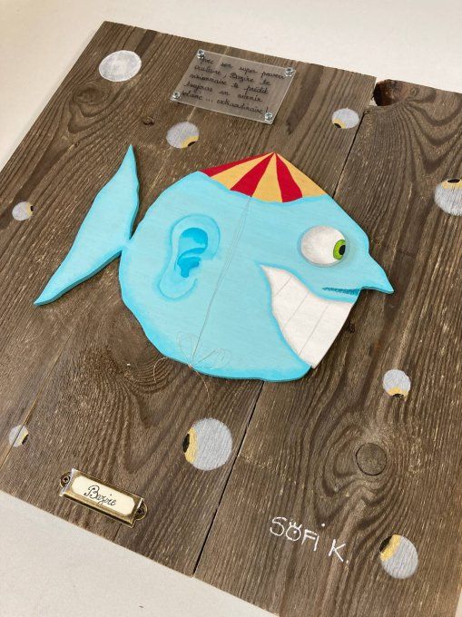 Tableau poisson - Bazire