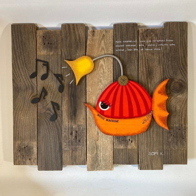 Tableau poisson - Music Machine