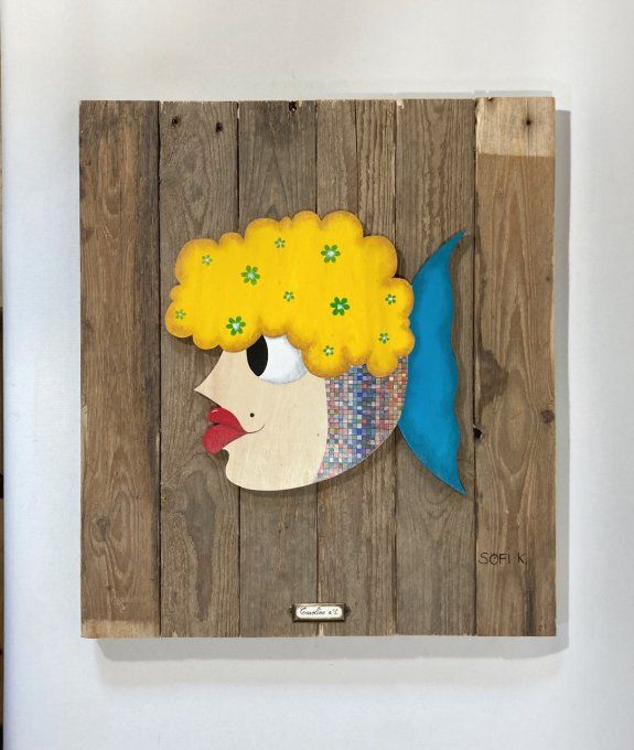 Tableau poisson - Caroline