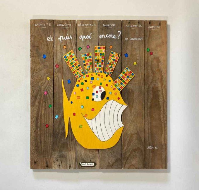 Tableau poisson - Corbus Immobilis
