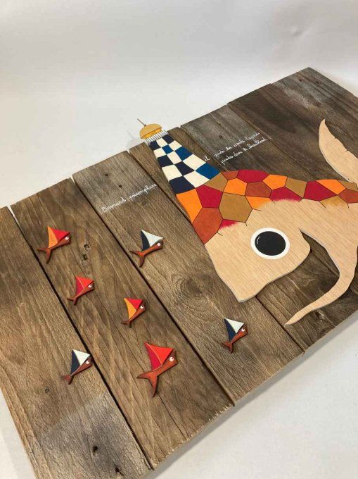 Tableau poisson - Bernard
