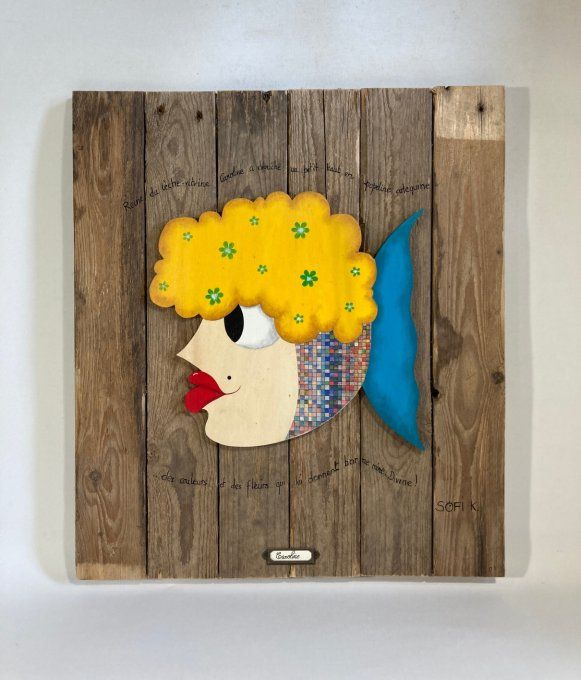 Tableau poisson - Caroline