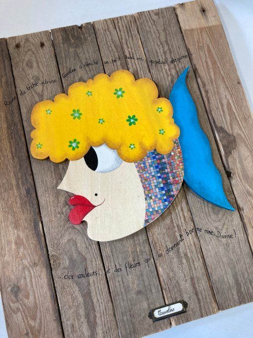 Tableau poisson - Caroline