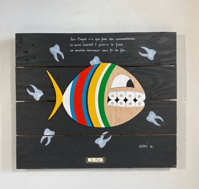 Tableau poisson - Jean-Bagué
