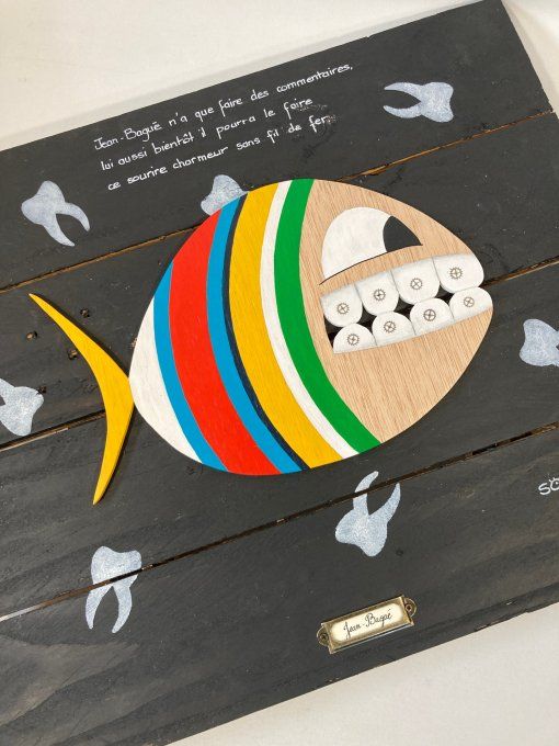 Tableau poisson - Jean-Bagué