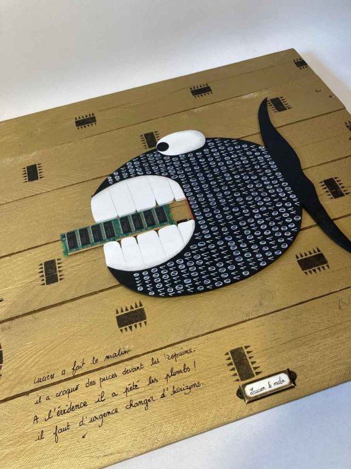 Tableau poisson - Lucien le malin 2/3