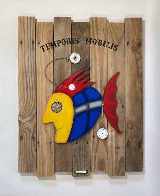 Tableau poisson - Temporis Mobilis - Maurice