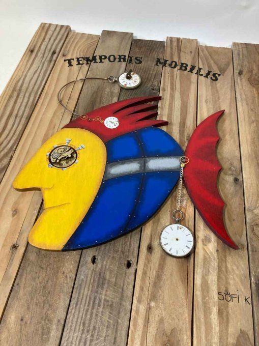 Tableau poisson - Temporis Mobilis - Maurice