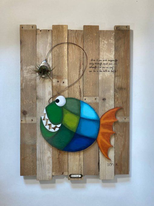 Tableau poisson - Gabriel Latouffe