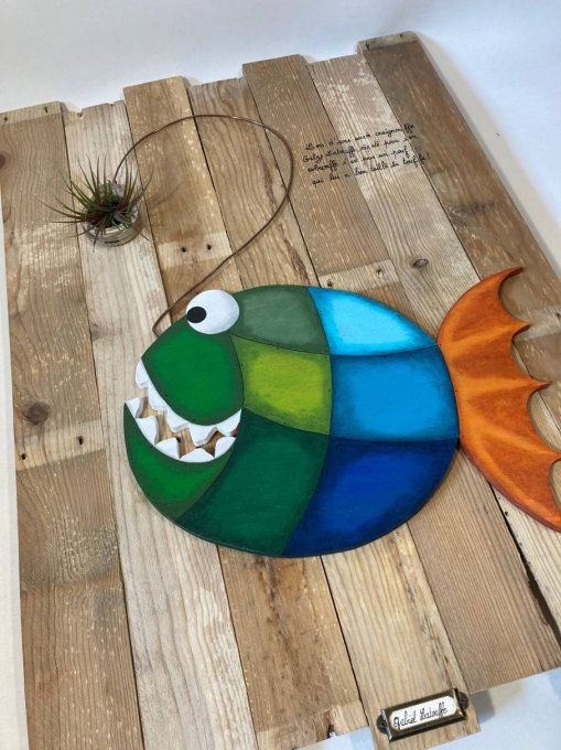 Tableau poisson - Gabriel Latouffe